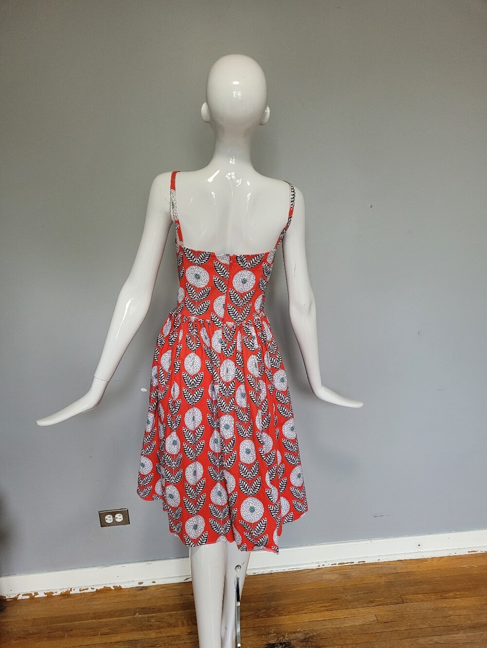 Bernie Dexter Paris Dress In What A Dahlia Print, VGUC, Size 2X - Picture 4 of 8